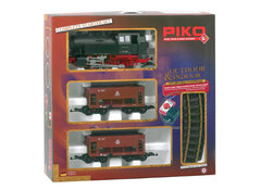 Стартовый набор: паровоз BR80 с 2 грузовыми вагонами с возможностью установки звука и пара