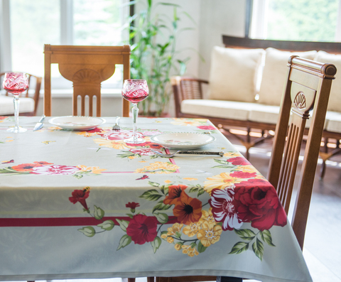 Скатерть 140x180 Blonder Home Gloria оливковая