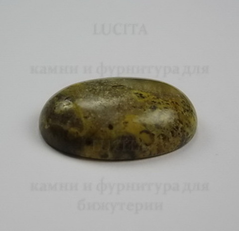 Кабошон овальный Яшма Шкура леопарда, 25х18 мм №13