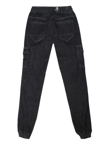 1-1545 джинсы мужские, черные