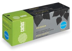 Картридж лазерный Cactus CS-CE322A CE322A желтый (1300стр.) для HP LJ CP1525