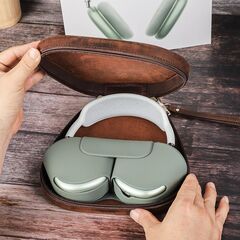 Чехол из натуральной кожи для наушников Apple Airpods Max