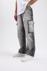 Джинсы Мужские карго "Бабочки"