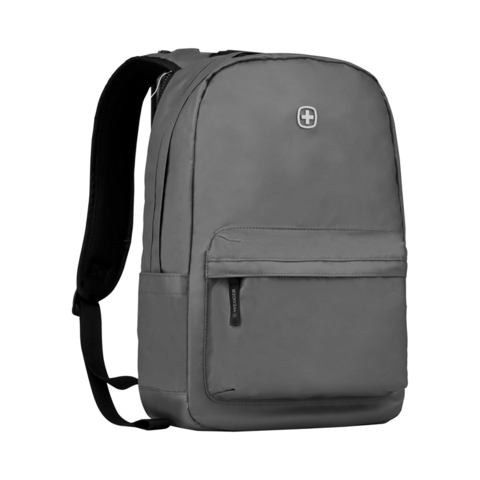 Рюкзак Wenger 14'', с водоотталкивающим покрытием, серый, 28x22x41 см, 18 л
