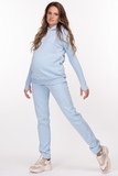 Утепленный спортивный костюм для беременных и кормящих 11900 голубой