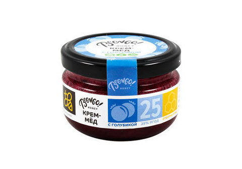 Крем-мед "Beengo" с голубикой, 100г
