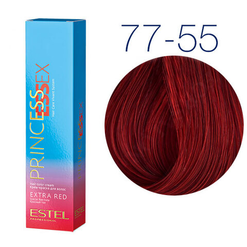 Estel Professional Princess Essex Extra Red 77-55 (Страстная кармен) - Крем-краска для волос