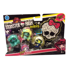 Минис Набор из 3-х фигурок: Твайла Призрак, Лагуна Блю Базовая, Фрэнки Штейн Супергерой