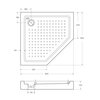 Cezares TRAY-A-P-15-W TRAY-A-P-90-15-W0 Акриловый поддон