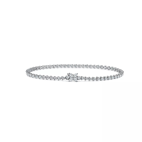 Браслет из платины и бриллиантов, Tiffany 💠Tennis Bracelet