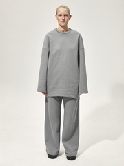 Толстовка "Бетон". Серая