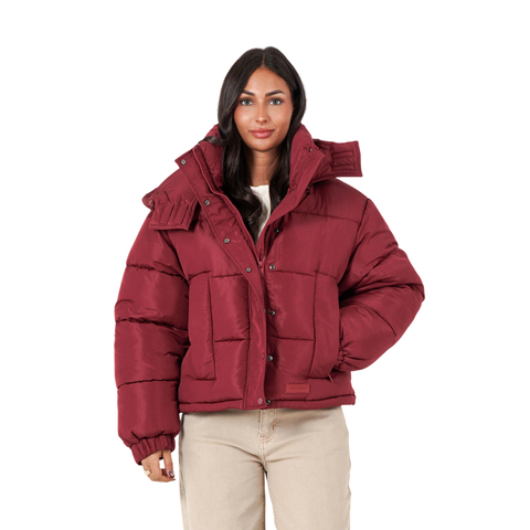 BIG puffer jacket Burgundy