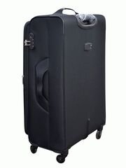 Чемодан Redmond тканевый облегченный средний Черный 68x43x27+3 см 2