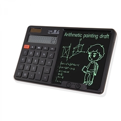 
          Калькулятор с графическим планшетом Alingar 12 разрядов, 245*158*15 мм, черный, выдвижная подставка, 2 стилуса, батарея АААх2 не в комплекте