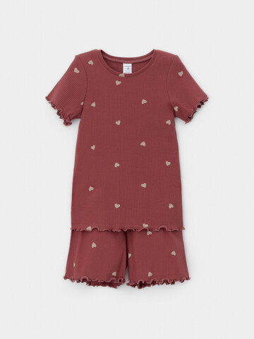 пижама  для девочки  К 1652/шоколадный десерт,сердечки