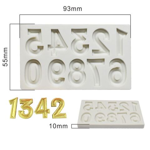 Форма силиконовая «Цифры маленькие 2,2 см»