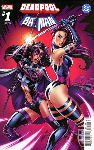 Marvel/DC Deadpool Batman #1 (Cover O) (Scott Campbell Cover)