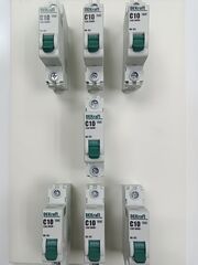 Автоматический выключатель 1-пол. 10А тип C 4,5кА серия ВА-101 DEKraft (7шт)