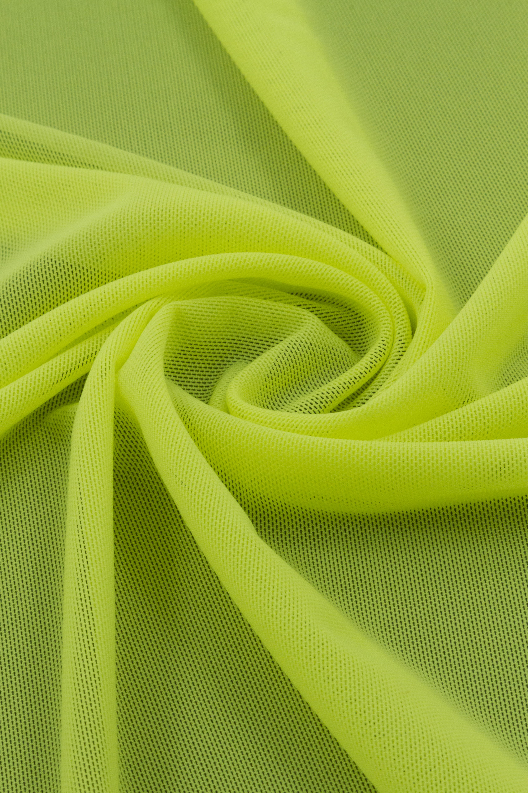 Сетка эластичная лимон-лайм неоновая отрезом 75х50 см