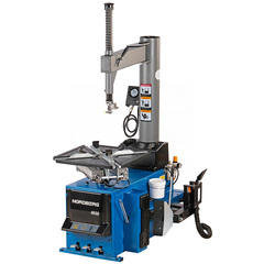 NORDBERG (4639B 380) Станок шиномонтажный полуавтомат, двухскоростной, стол с накладками, взрывная накачка, 380 В, синий