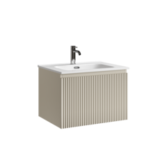 Sancos SNR1.060CE Тумба подвесная SANCOS Snob R 1.0 590х445х406, c одним ящиком оснащенным доводчиками, Beige Soft , арт. SNR1.060CE фото