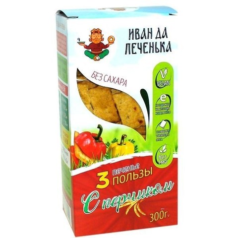 Печенье три пользы с перчиком, 150г