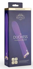 Фиолетовый вибратор The Duchess Thumping Vibrator - 20 см. - 