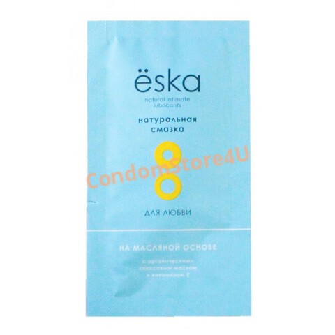 Органический гель Eska на масляной основе, 2 в 1 (лубрикант и массажное масло) мл