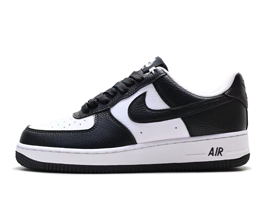 Nike air force one 07 black and white sale