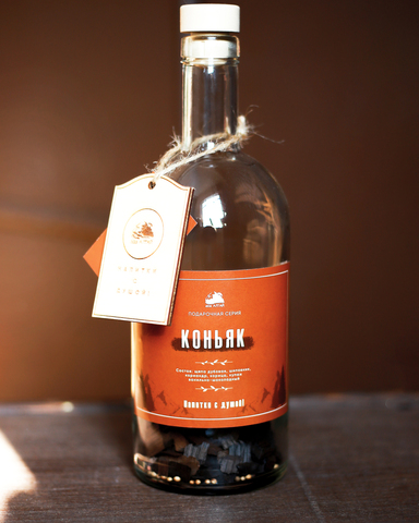Набор трав и специй "КОНЬЯК" / Подарочная серия. 1 литр