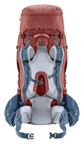 Картинка рюкзак туристический Deuter Aircontact X 60+15 SL Redwood-Ink - 2