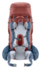 Картинка рюкзак туристический Deuter Aircontact X 60+15 SL Redwood-Ink - 2