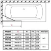 Radaway 10006050-54-55 Modo PNJ Black 50 Factory черный