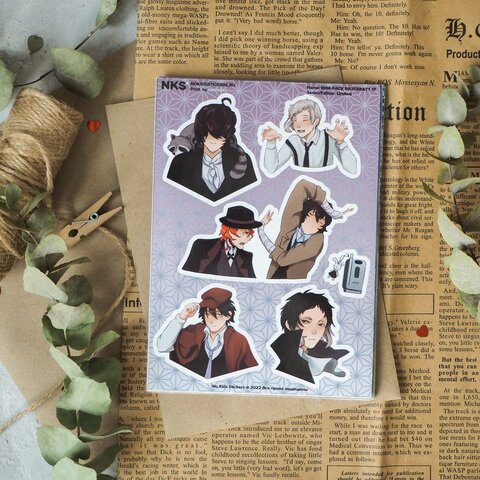 Мини-стикерпак BUNGOU STRAY DOGS