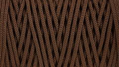 Chocolate polyester cord 4 mm
