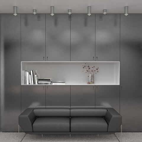 Накладной светодиодный светильник Elektrostandard Topper DLR021 черный матовый