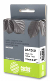 Лента Cactus CS-TZ631 (TZE-631) черный для Brother 1010, 1260VP, 1830VP, 9700PC (12 мм X 8 м)