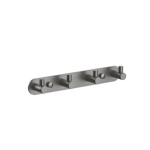 Aquatek AQ4123BGM AQ4123BGM ЕВРОПА планка с 4 крючками, шлиф. черный хром