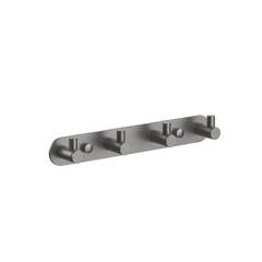 Aquatek AQ4123BGM AQ4123BGM ЕВРОПА планка с 4 крючками, шлиф. черный хром фото