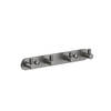 Aquatek AQ4123BGM AQ4123BGM ЕВРОПА планка с 4 крючками, шлиф. черный хром