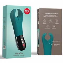 Мастурбатор Fun Factory Manta темно-зелёный