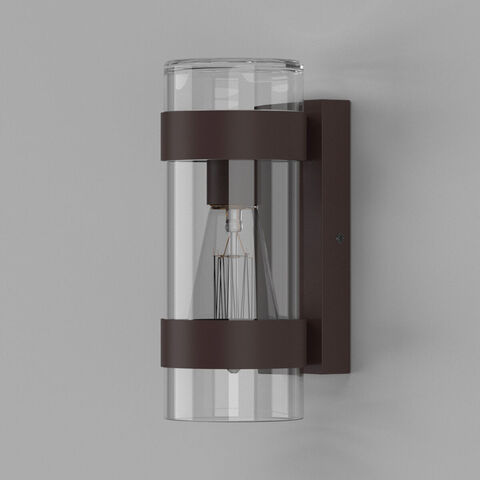 Уличный настенный светильник Elektrostandard Falcon 35167/D темно-коричневый