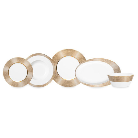 Сервиз столовый 20 предметов на 6 персон Narumi Золотая пыль