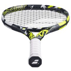 Теннисная ракетка Babolat Pure Aero Lite - grey/yellow/white + струны + натяжка в подарок