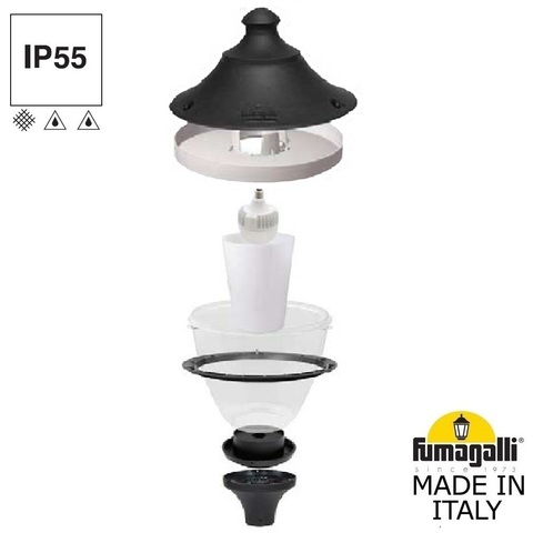 Парковый фонарь Fumagalli REMO R50.365.000.AXH27