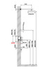 Душевая система встраиваемая, хром глянцевый Timo Selene SX-2069/00SM (1113)