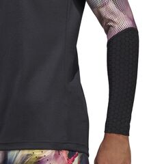 Теннисная футболка Adidas Melbourne Tennis Long Sleeve T-Shirt - multicolor/black