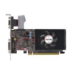 Видеокарта AFOX NVIDIA GeForce GT610, 2Гб GDDR3, 64 бита, LP, Retail, PCIe2.0, 1xFAN, 1-SLOT, 29Вт, VGA, HDMI, DVI (AF610-2048D3L7-V6)