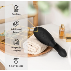 Бесконтактный клиторальный стимулятор Womanizer Duo 2 черный