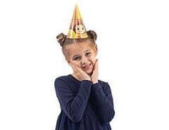 Колпаки С днем рождения Чебурашка 6шт